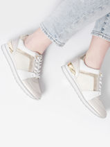 Sneakers Billie Uit Leder Michael kors Beige women S3BIFS5D-vue-porte