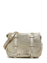 Cross Body Tas Vintage Leder Vintage Leder Mila louise Bruin vintage 3017X