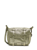 Cross Body Tas Vintage Leder Mila louise Groen vintage 3523X