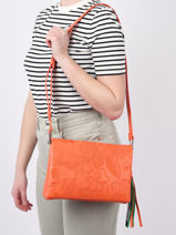 Cross Body Tas Alpha Desigual Oranje alpha 23SAXP95-vue-porte