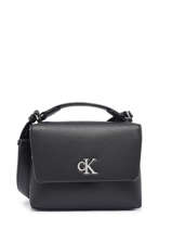 Cross Body Tas Minimal Mono Calvin klein jeans Zwart minimal mono K610684