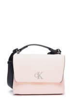 Cross Body Tas Minimal Mono Calvin klein jeans Roze minimal mono K610684