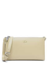 Cross Body Tas Chantaco Leder Lacoste Beige chantaco NF4159KL