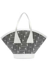 Schoudertas L Lancel Optical Lancel Zwart macaron A12374