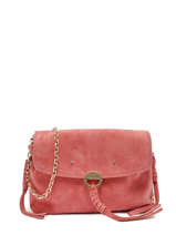 Cross Body Tas M Othilia Sude Leder Vanessa bruno Roze othilia 55V40815