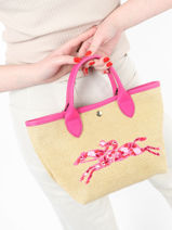 Longchamp Le pliage scuba Handtas Roze-vue-porte