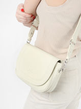Cross Body Tas Mistral Leder Nathan baume Beige regate 3RG-vue-porte