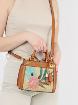 Cross Body Tas Katey Stro Guess Bruin katey WA787073-vue-porte