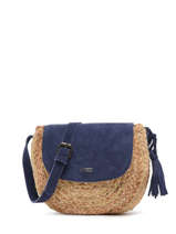 Cross Body Tas Gobi Stro Les tropeziennes Blauw gobi TZ03