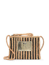 Cross Body Tas Iguazu Stro Les tropeziennes Zwart iguazu TZ03