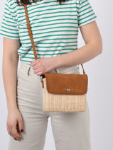 Cross Body Tas Seychelles Les tropeziennes Bruin seychelles TZ02-vue-porte