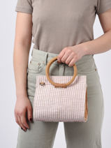 Handtas Eclipe Cheron Woomen Roze eclipe cheron WECH01-vue-porte
