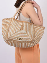 Handtas Riviera Stro Etrier Beige riviera ERIV054L-vue-porte