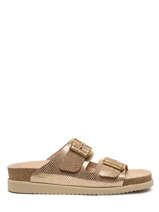 Slippers Hester Havana Uit Leder Mephisto Bruin women P5136749