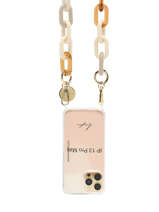 Ketting Voor Telefoonhoesje La coque francaise Beige chaine LE313073