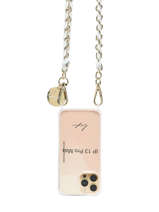 Ketting Voor Telefoonhoesje La coque francaise Wit chaine LE308297