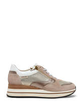 Sneakers Olimpia Uit Leder Mephisto Bruin women P5139142