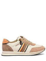 Sneakers Lucille Uit Leder Mephisto Beige women P5141946