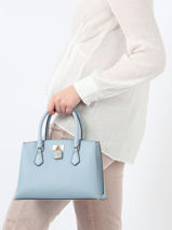 Handtas Ruby Leder Michael kors Blauw ruby S3GR0S1L-vue-porte