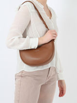 Cross Body Tas Firenze Leder Lancaster Bruin firenze 7-vue-porte