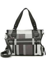 Handtas Ecossais Miniprix Zwart ecossais XE562