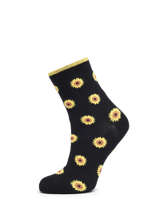 Sokken Cabaia Zwart socks women MIC-vue-porte
