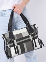 Handtas Ecossais Miniprix Zwart ecossais XE562-vue-porte
