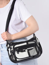 Cross Body Tas Ecossais Miniprix Zwart ecossais XE838-vue-porte