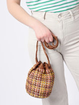 Cross Body Tas Heritage Leder Biba Veelkleurig heritage OUR1L-vue-porte