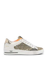Sneakers Hova Uit Leder Semerdjian Goud women HOVA1005