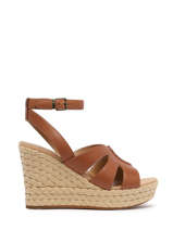 Sandalen Met Platformzool Careena Uit Leder Ugg Bruin women 1128251