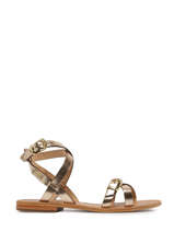 Sandalen Hepana Uit Leder Les tropeziennes Goud women HEPANA
