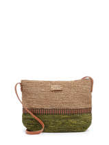 Cross Body Tas L'atelier Du Crochet Le voyage en panier Groen l'atelier du crochet AM730