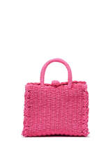 Handtas Beach Stro Miniprix Roze beach 925