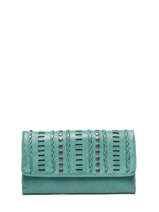 Portefeuille Leder Biba Groen heritage WIC2L
