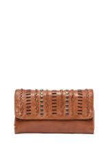 Portefeuille Leder Biba Bruin heritage WIC2L