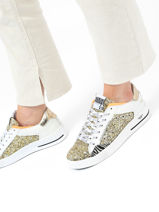 Sneakers Hova Uit Leder Semerdjian Goud women HOVA1005-vue-porte