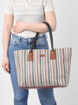 Schoudertas Monaco David jones Rood monaco CM6681-vue-porte