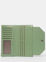 Portefeuille Met Kaarthouder Miniprix Groen couture YM72004-vue-porte