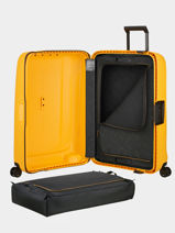 Harde Harde Reiskoffer Essens Samsonite Geel essens 146912-vue-porte