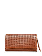Portefeuille Leder Biba Bruin heritage JEK1L