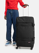 Soepele Reiskoffer Authentic Luggage Eastpak Zwart authentic luggage EK0A5BFK-vue-porte
