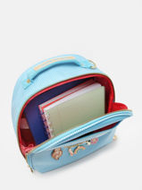 Rugzak Ralphie 1 Compartiment Jeune premier Blauw daydream girls G-vue-porte