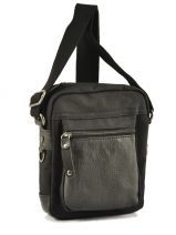 Cross Body Tas Miniprix Zwart men 9137