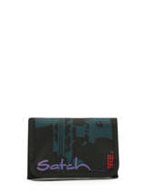 Portefeuille Satch Zwart wallet 956