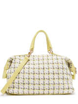 Handtas Tweed Miniprix Geel tweed 11791