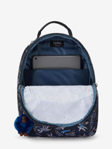 Rugzak 1 Compartiment Met 15" Laptopvak Kipling Blauw back to school KI5357-vue-porte