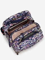 Rugzak Op Wieltjes 2 Compartimenten Met 15" Laptopvak Kipling Blauw back to school KI4420-vue-porte