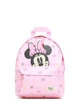 Rugzak 1 Compartiment Mickey and minnie mouse Roze made for fun 3866
