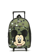 Rugzak Op Wieltjes 1 Compartiment Mickey and minnie mouse Groen like you lots 3332